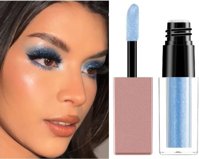 BLUEMERMAID Sparkly Glitter Highly Pigment Liquid Eyeshadow 4 ml(Sky Blue)