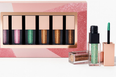 BLUSHIS Liquid Glitter Eyeshadow, Heng Feng 6 Colors Shimmer Metalic Liquid Glitter 18 ml(The Exotic Combo)