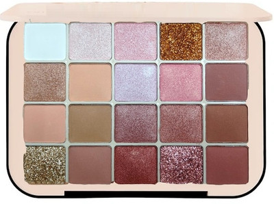 Latixmat Shimmer Glitter & Matte Eyeshadow & Highlighter Palette 40 g(MULTICOLOR)