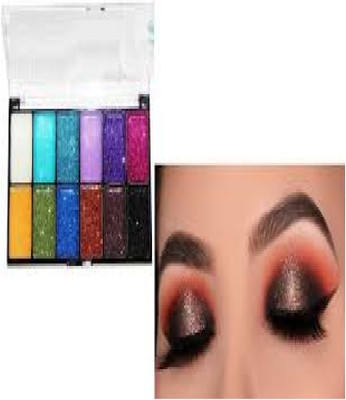 Luipui best eye shadow glitter pack of 1 waterproof 21 g(multi color)