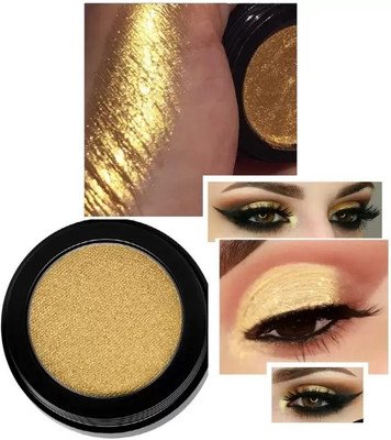 HUZURLU Highly Pigmented Metallic Gold 5D Glitter Mini Wet Eyeshadow 5 ml((Metallic Gold))