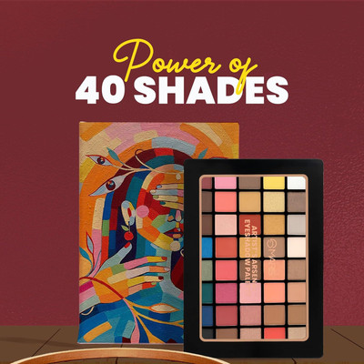MARS Artist's Arsenal Eyeshadow Palette | Vibrant Colors with Rich Pigmentation 40 g(Shade-02)