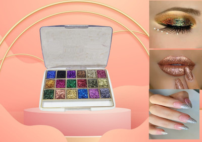 DYSOKAYO 18 Color Color Eyeshadow High-Quality Glitter palette 36 g(Multicolor)