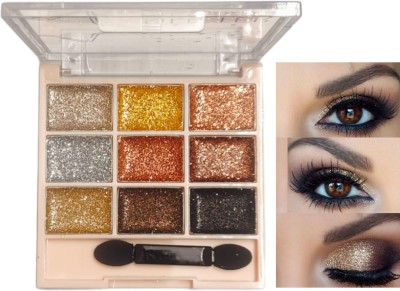 ADJD Eyes Face And Body Glitter Eye-shadow Palette 10 g(MULTI COLOR)