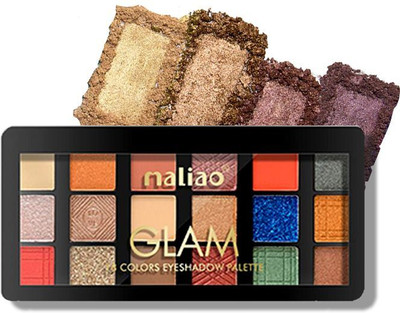 maliao Glam 18 Colors Eyeshadow Palette - Create Mesmerizing Looks 8 g(SHADE 01)