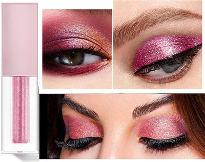 NADJA High Pigmented Glitter Eye Shadow Quick Drying Long Lasting 4 ml(PINK)