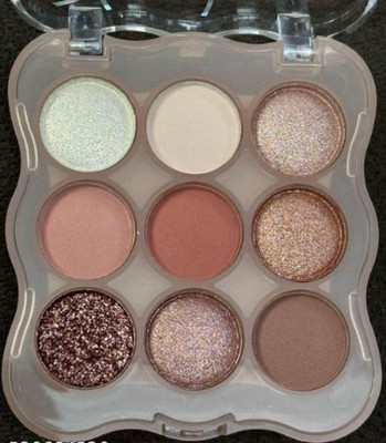 Arcanuy Color Icon 9 Colors Pigmented Color Board Beauty EyeShadow Palette Eye Shadow 13 g(multi color)
