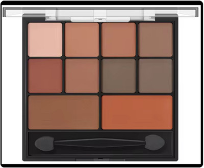 nn 10 EYESHADOW PALETTE FOR ALL EYES LOOK PERFECT PACK OF 1 14.9 g(multi color)