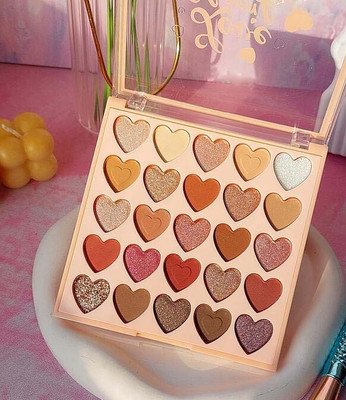 Latixmat 25 Color Eyeshadow Palette Metalic Shimmery Finish Eyeshadow Palette 28 g(Multicolor)