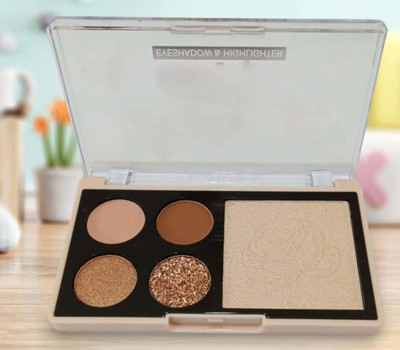HUZURLU EyeShadow Matte & Shimmery Palette 8 g(MULTICOLOR)