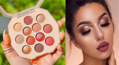 HUZURLU Eyeshadow Palette Long Wearing And Easily Blendable 9 g(multi)