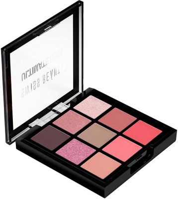SWISS BEAUTY Ultimate 9 Pigmented Colors Eyeshadow Palette 6 g(Shade-02)