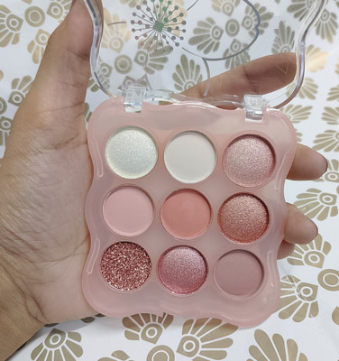 manasona Matte & Shimmer Finish Eyeshadow For Girls & Womens 9 g(Multi)