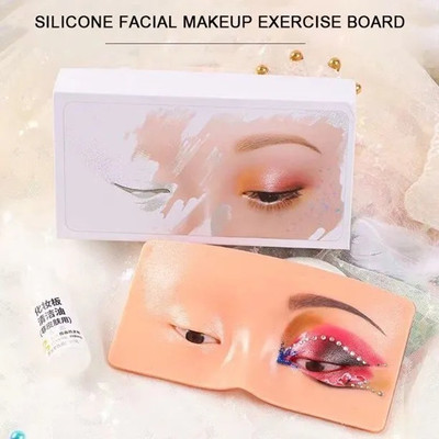 RUBY FACE Makeup Practice Face Board, face dummy for makeup practice , for Makeup 10 g(multicolor)