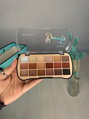 Emijun 15 Eyeshadow Palette Shimmer and Matte Eyeshadow kit Palette 15.5 g(MULTI COLOR)