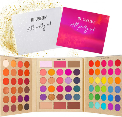 BLUSHIS 86 Colors All In One Pretty Set Makeup Kit for Women's Eyeshadow Palette 79 g(Multicolour)
