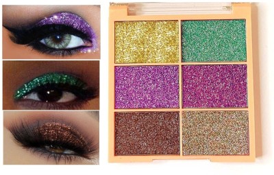 tanvi27 Face Painting Glitter Gel Palette More Vivid Professional Special Effects Makeup 15 g(MULTI COLOR)