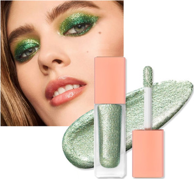 USBK Long Lasting & Waterproof Liquid Eyeshadow Quick-drying Shimmer 4 ml(GREEN)