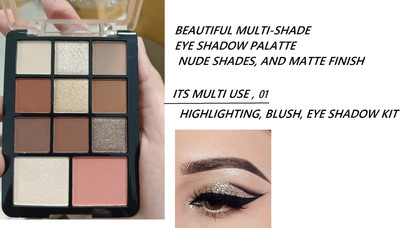 Jiwoo 12 Shades Back to Basics Eyeshadow palette 16.8 g(MULTI-COLOUR)