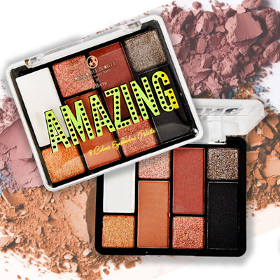 adbeni Amazing 8 Color Eyeshadow Palette | High Pigmentation, Seamless Blending 10 g(Shade-01)