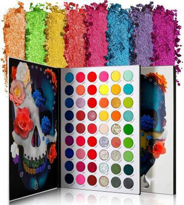 HUDA BABY Delanci La Catrina Colorful Eyeshadow Palette Professional 54 Color 250 g(Multicolour)