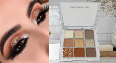 GABBU Use Eyeshadow Palette, Highly Pigmented Long Wearing And Easily Blendable 13.5 g(muliti color)