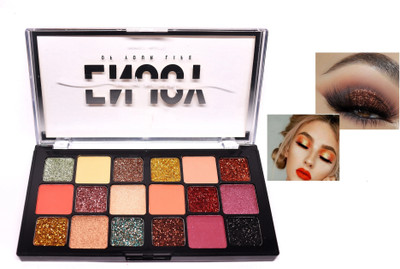 Yuency BEST GLITTER PIGMENTED EYE SHADOW PALETTE 18 g(MULTICOLOR)