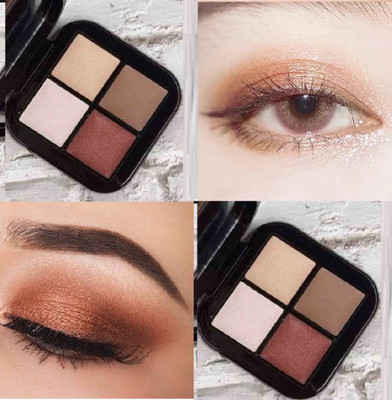 Emijun 4 in 1 Eyeshadow Palette Ultra Pigmented Longlasting Eye Make COMBO 24 g(MULTI COLOR)
