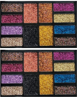 MYEONG Multi shades & Shining Eye shadow Shimmer And Glitter 36 g(Multicolor)