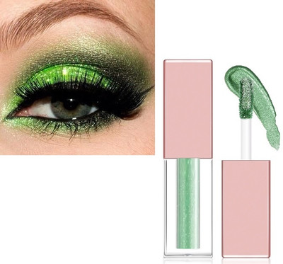 BLUEMERMAID Professional Liquid Eyeshadow Metallic Eyeshadow Liquid Eyeliner Sparkle 4 ml(Green)