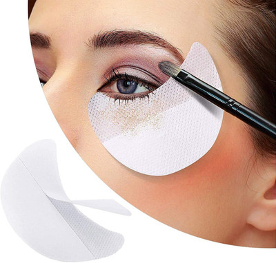 Cosluxe Eyeshadow Shield Eyeshadow Gel Pad Patches Eyeshadow Stencils PACK OF 30 Pcs 1 ml(WHITE)