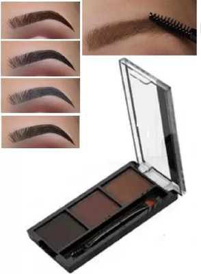 REIMICHI Professional 3 Shades Eyebrow Palette Waterproof Eyebrow Filler with Brush. 7.8 g(multi)