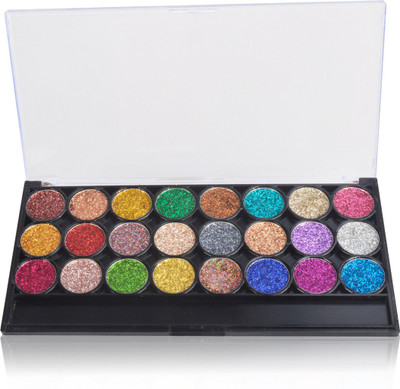 adbeni Glitter Eyeshadow 24 Color |Highly Pigmented Profestional Makeup Eyeshadow 159 g(Multicolor)