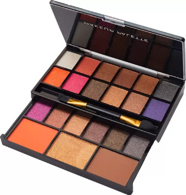 REIMICHI Shimmery 18 Eyeshadow, 1 Blusher, 1 Highlighter and 1 Bronzer Make up Palette 22 g(MULTICOLOR)