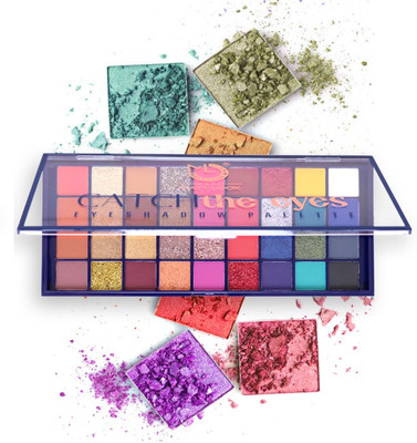 MATTLOOK 36 Colors Catch the Eyeshadow Palette Waterproof High Pigment Flawless Finish 20.5 g(Multicolor-02)