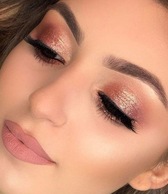 GFSU - GO FOR SOMETHING UNIQUE Best Korean Makeup Liquid Eyeshadow Shimmery Finish 5 g(copper)