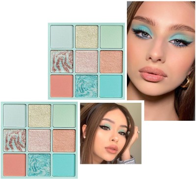 tanvi27 Best Pastel Mint Obsessions Eyeshadow Palettes Rose Pressed Powder 18 g(MULTI COLOR)