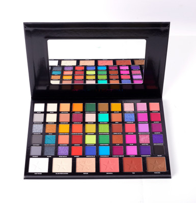 PNF PROFESSIONAL Star Collection Eyeshadow Palette, Long Lasting Shimmer 90 g(Matte Eye Makeup Blush & Highlight & Eyeshadow Palette)