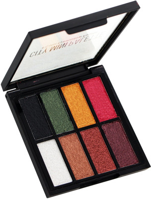 FLENGO 8 Color EyeShadow Palette Waterproof Shimmer Shade Long Lasting Shade-4 25 g(Shade-4)