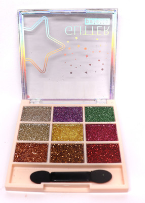 DARVING 9 Color Eyeshadow Palette Shimmer & Glitter Shades 10 g(MULTI COLOR)