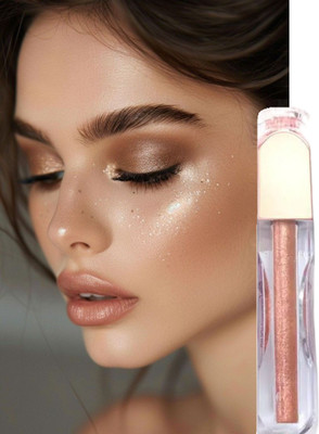 Sheny Long Lasting Liquid Glitter Eye shadow ( PACK OF 1 ) 5 ml(golden)