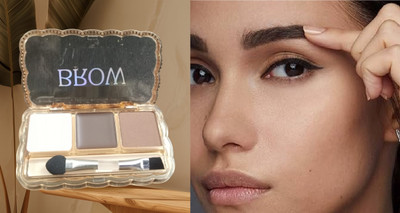 GABBU best High pigment 3 color eyebrow creamy palette. 3 g(multi)