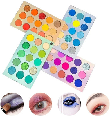 RVLIPS Pigmented Color EYE SHADOW PALETTE 60 SHADES 60 g(Multicolor)