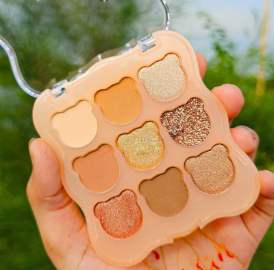 YAWI New Highly Pigmented Color Long Lasting Eyeshadow Palette 12 g(Multicolor)