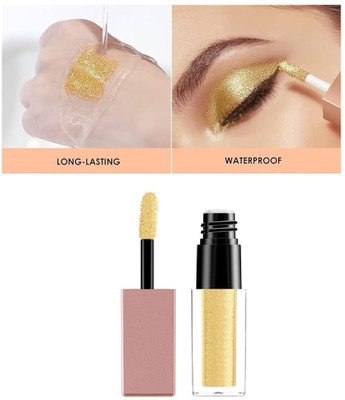 USBK BEST PURE QUALITY LIQUID GOLDEN COLOUR EYE SHADOW 4 ml(GOLD)