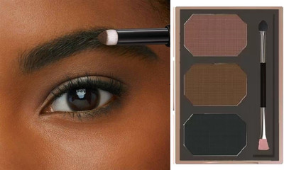 Emijun Professional Brows Kit with Mini Brush Eye Cream and Brush Eye brow makeup 3.6 g(MULTI)