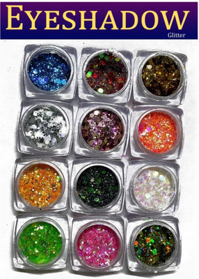 DARVING Colorful Eyeshadow Glitter Powder Thick & Thin 12 g(multi color)