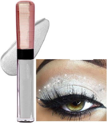 Emijun Metallic-shimmer finish, Long Lasting & Ultra Smooth Eye Shadow 7 ml(WHITE)