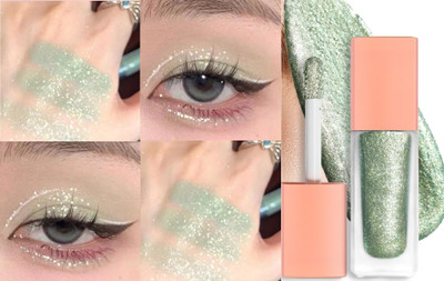 Vyomiris Quick-Drying, Long-Lasting Liquid Metallic Eyeshadow 4 g(GREEN)