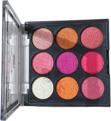 Luipui EYESHADOW 9 PALETTE PACK OF 1 12 g(MULTICOLOR)